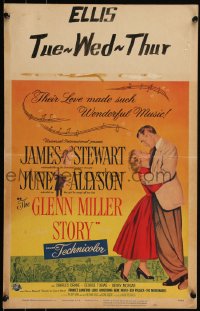 6f0079 GLENN MILLER STORY WC 1954 James Stewart in the title role, June Allyson, Louis Armstrong!