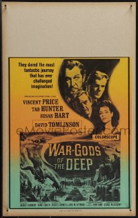 6f0108 WAR-GODS OF THE DEEP Benton WC 1965 Vincent Price, Jacques Tourneur, Reynold Brown art, rare!