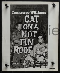 6f1596 CAT ON A HOT TIN ROOF 12 8x10 stills 1958 Elizabeth Taylor as Maggie the Cat w/ Paul Newman!