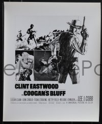 6f1633 COOGAN'S BLUFF 5 8x10 stills 1968 Clint Eastwood, directed by Don Siegel, all poster art!