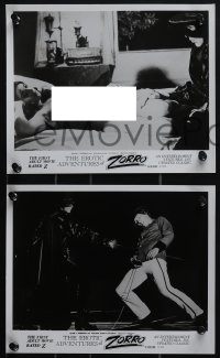 6f1572 EROTIC ADVENTURES OF ZORRO 34 8x10 stills 1972 sexy rated Z masked hero, great images!