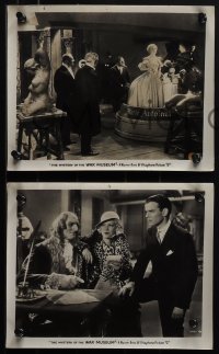 6f1466 MYSTERY OF THE WAX MUSEUM 8 deluxe English 8x10 stills 1933 Wray, Farrell, Atwill, ultra rare