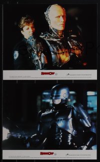 6f1456 ROBOCOP 8 color English FOH LCs 1988 Paul Verhoeven, full-length cyborg policeman Peter Weller by Mike Bryan!