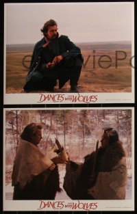 6f0645 DANCES WITH WOLVES 6 LCs 1990 Graham Greene, Kevin Costner & Native American Indians!