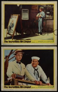 6f0647 INCREDIBLE MR. LIMPET 6 LCs 1964 cool images of Don Knotts who turns into a cartoon fish!