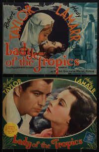 6f0592 LADY OF THE TROPICS 8 LCs 1939 whatever Hedy Lamarr did, it was for Robert Taylor's love!