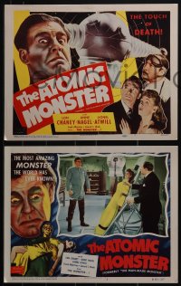 6f0597 MAN MADE MONSTER 8 LCs R1953 Lon Chaney Jr., Anne Nagel, The Atomic Monster!