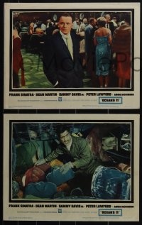 6f0650 OCEAN'S 11 6 LCs 1960 great images of Frank Sinatra & Dean Martin, Rat Pack heist classic!