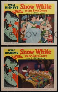 6f0611 SNOW WHITE & THE SEVEN DWARFS 8 LCs R1951 includes Prince card, different scenes!