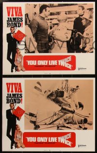 6f0634 YOU ONLY LIVE TWICE 8 LCs 1967 great images of Sean Connery as super-spy James Bond 007!