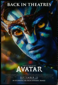6g0762 AVATAR DS 1sh R2022 James Cameron directed, Zoe Saldana, close-up image of Neytiri!