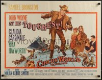 6g0412 CIRCUS WORLD 1/2sh 1965 Claudia Cardinale, John Wayne is wild across the world!