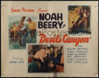 6g0424 DEVIL'S CANYON 1/2sh 1935 lost cowboy western film starring Noah Beery Jr., ultra rare!