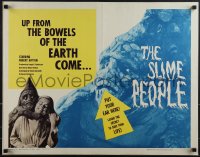 6g0492 SLIME PEOPLE 1/2sh 1963 wild cheesy wacky image, they came up from the bowels of the Earth!