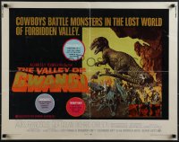 6g0512 VALLEY OF GWANGI 1/2sh 1969 Ray Harryhausen, great artwork of cowboys vs dinosaurs, rare!