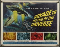 6g0514 VOYAGE TO THE END OF THE UNIVERSE 1/2sh 1964 Ikarie XB 1, Polish/Czech sci-fi, cool art!