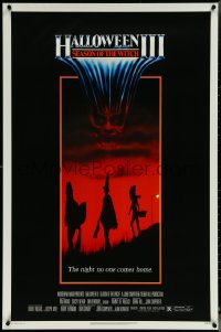 6g0828 HALLOWEEN III 1sh 1982 Season of the Witch, horror sequel, the night no one comes home!