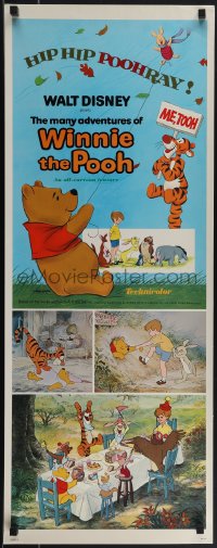 6g0241 MANY ADVENTURES OF WINNIE THE POOH insert 1977 and Tigger too, plus three great shorts!