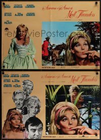 6g0379 AMOROUS ADVENTURES OF MOLL FLANDERS 12 Italian 18x27 pbustas 1965 sexiest Kim Novak, Lansbury!