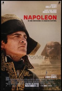 6g0890 NAPOLEON advance DS 1sh 2023 Ridley Scott, Joaquin Phoenix in the title role, Sphinx!