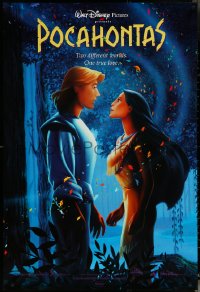 6g0908 POCAHONTAS int'l 1sh 1995 Disney, the famous Native American Indian with Smith as a couple!