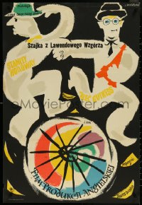 6g0740 LAVENDER HILL MOB Polish 23x34 1957 Charles Crichton classic, Mlodozeniec art, rare!