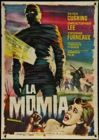6g0692 MUMMY Spanish 1960 Hammer horror, Christopher Lee as the monster, Mac Gomez art, rare!