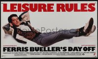 6g0327 FERRIS BUELLER'S DAY OFF 14x24 special poster 1986 Matthew Broderick in John Hughes teen classic!