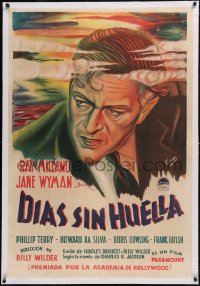 6h0543 LOST WEEKEND linen Argentinean 1945 different Essex art of alcoholic Ray Milland, Billy Wilder