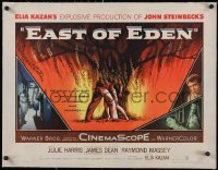 6h0480 EAST OF EDEN linen 1/2sh 1955 first James Dean, John Steinbeck, directed by Elia Kazan!
