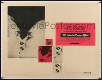 6h0187 THOMAS CROWN AFFAIR 1/2sh 1968 best kiss close up of Steve McQueen & sexy Faye Dunaway!