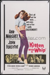 6h0879 KITTEN WITH A WHIP linen 1sh 1964 Ann-Margret is out for kicks, every inch spells excitement!