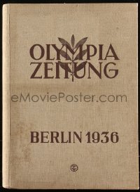 6h0201 OLYMPIA ZEITUNG bound volume of 30 German newspapers 1936 Berlin Summer Olympics, ultra rare!