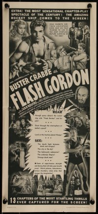 6h0020 FLASH GORDON herald 1936 Buster Crabbe, Priscilla Lawson, best serial ever, ultra rare!