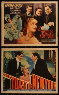 6h0134 TOAST OF NEW YORK 8 LCs 1937 Frances Farmer, Cary Grant, Arnold, Oakie, rare complete set!