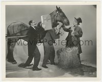 6j1339 DAY AT THE RACES 8.25x10 still 1937 Groucho, Chico & Harpo Marx w/thoroughbred diet book!