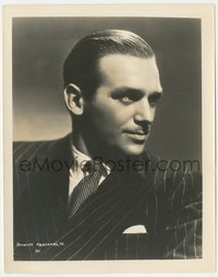 6j1342 DOUGLAS FAIRBANKS JR 8x10 still 1930s head & shoulders portrait in suit & tie by Hurrell!