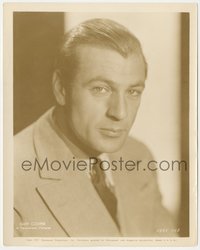 6j1365 GARY COOPER 8x10 still 1937 great Paramount studio portrait wearing suit & tie!