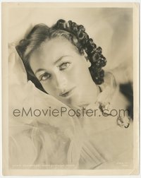 6j1387 JOAN CRAWFORD 8x10 still 1930s super close portrait of MGM's legendary actress!