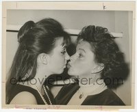 6j1388 JUDY GARLAND/LIZA MINNELLI 7.25x9 news photo 1963 mom sees daughter in her off-Broadway show!