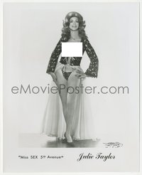 6j1392 JULIE TAYLOR 8x10 burlesque publicity still 1960s topless Miss SEX 5th Avenue by Mendoza!