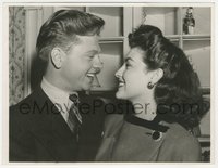 6j1410 MICKEY ROONEY/AVA GARDNER 6.5x8.5 news photo 1941 it was love at first sight, soon to marry!