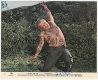 6j0128 ROD STEIGER signed 8x10 mini LC #8 1969 wounded & falling over in The Illustrated Man!