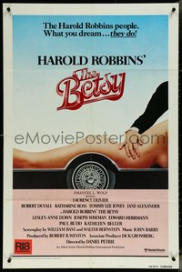 6j0783 BETSY int'l 1sh 1977 what you dream Harold Robbins people do, sexy girl as car image!