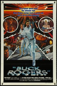 6j0804 BUCK ROGERS style B 1sh 1979 classic sci-fi comic strip, Gadino art of Erin Gray & Gil Gerard