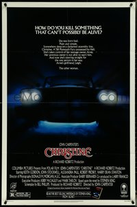 6j0820 CHRISTINE 1sh 1983 written by Stephen King, directed by John Carpenter, killer car!