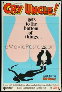 6j0839 CRY UNCLE 1sh 1971 pre-Rocky director John Avildsen gets to the sexy bottom of things!