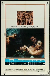 6j0848 DELIVERANCE 1sh 1972 Jon Voight, Burt Reynolds, Ned Beatty, John Boorman classic!