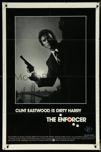 6j0881 ENFORCER int'l 1sh 1976 classic image of Clint Eastwood as Dirty Harry holding .44 magnum!