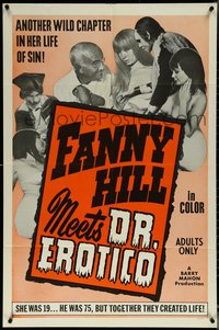 6j0892 FANNY HILL MEETS DR EROTICO 1sh 1967 Barry Mahon, another chapter in her life of sin!